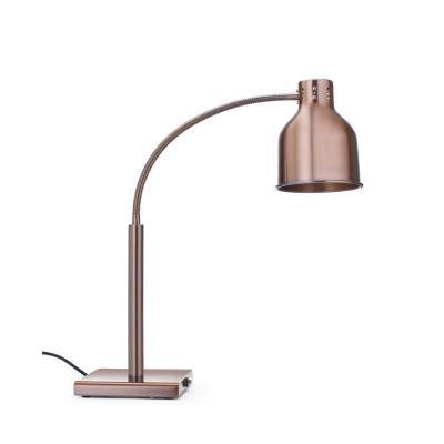 Pružná tepelná lampa, HENDI, Měděná, 230V/250W, 268x203x(H)660mm | 273753
